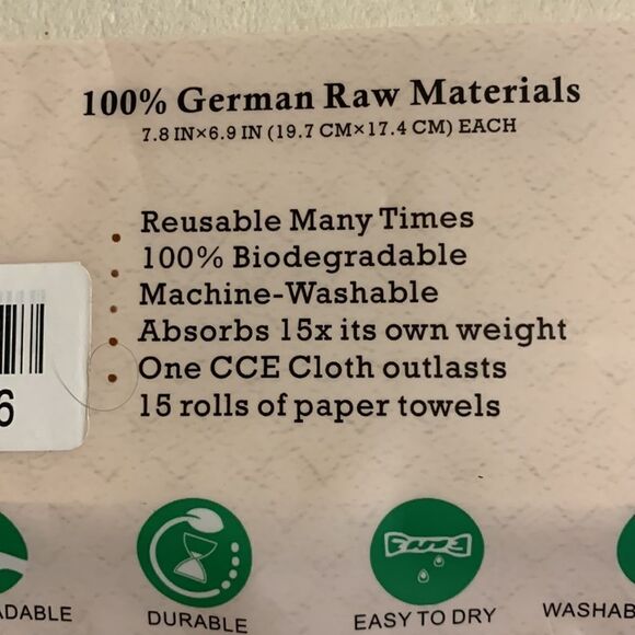 Eco sponge cloth Reusable and biodegradable - Picture 3 of 5